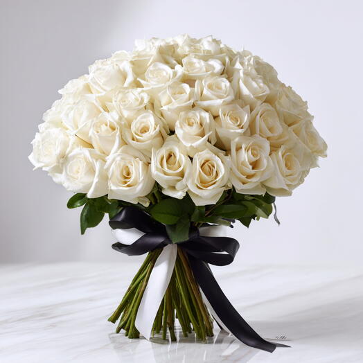 101 white roses
