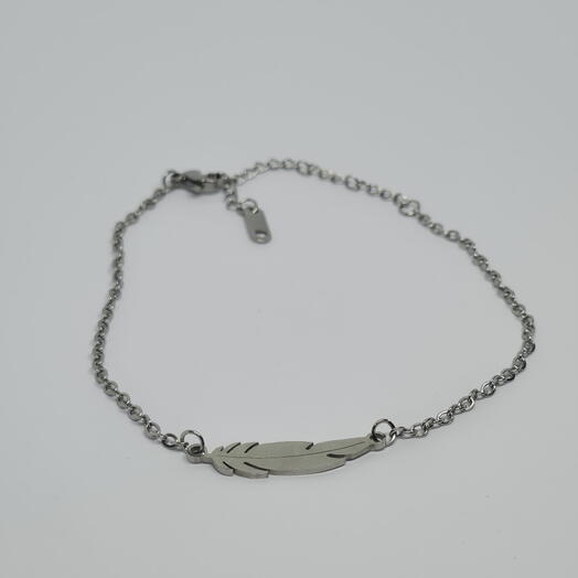 Feather Chain Bracelet