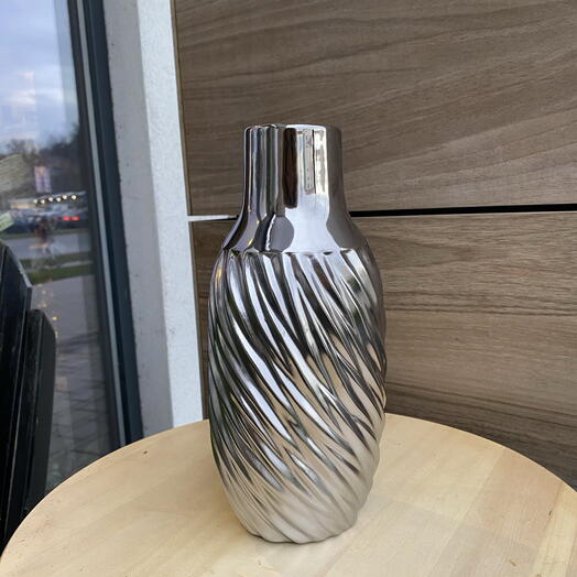 Silver vase