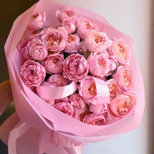 🌹Bouquet of peony peach roses