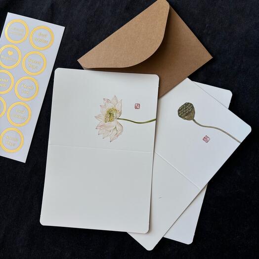 Mini card with envelope   sticker