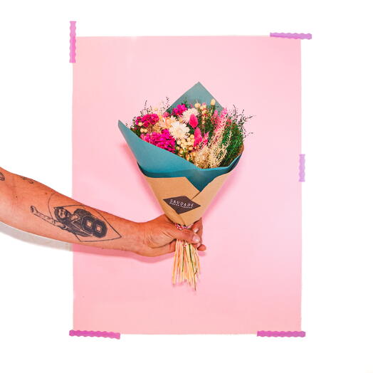 Ramo P de Flores Desidratadas