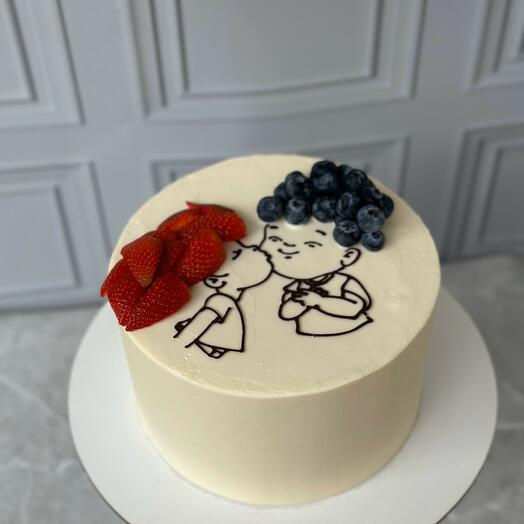 Honey Berry Love Cake