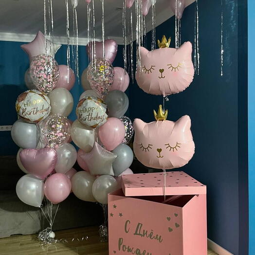 WOW Set with Box and Kittens