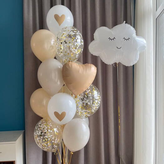 Beige Baby Discharge Set