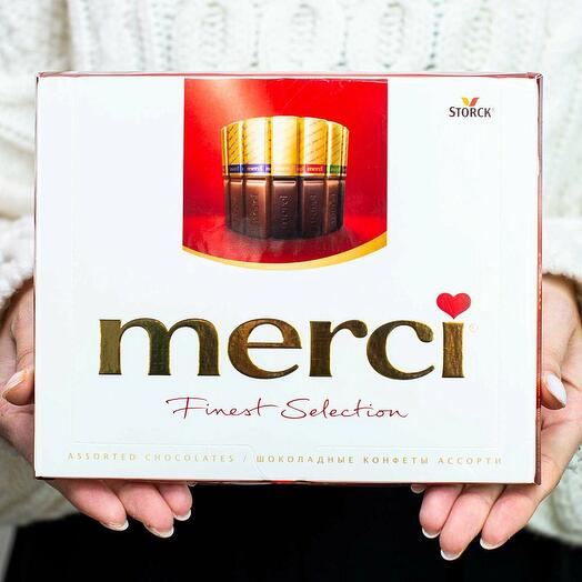 "Merci" confezione di cioccolatini