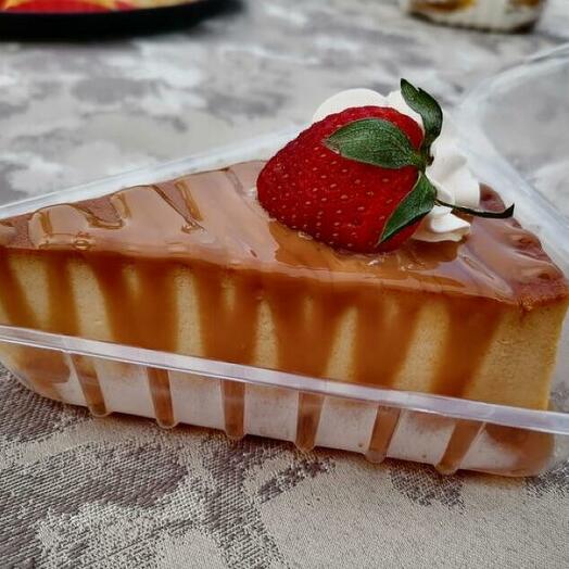 Flan sabor tres leche
