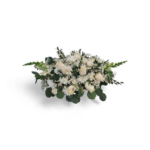 Elegant Luxury in white centerpiece