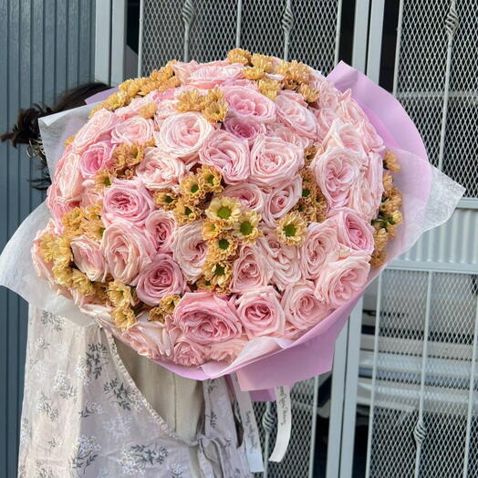 A gentle cloud of roses