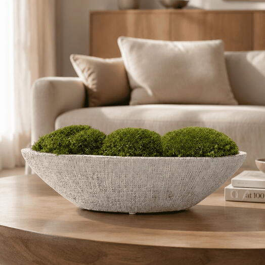 Natural Moss Bowl for Modern Interiors