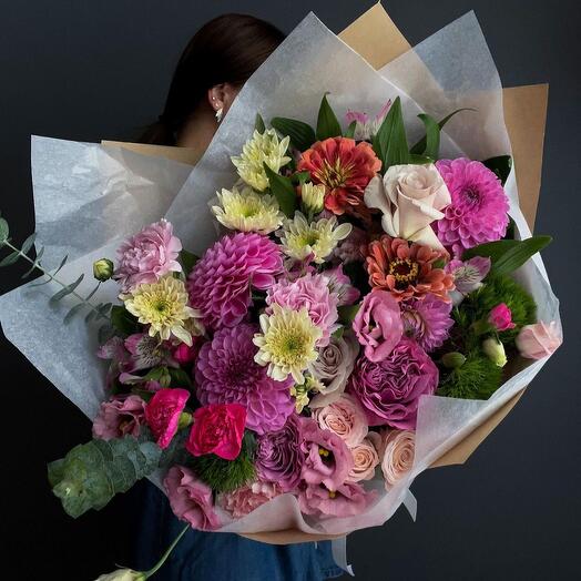 Fall 12 with dahlias and peony roses