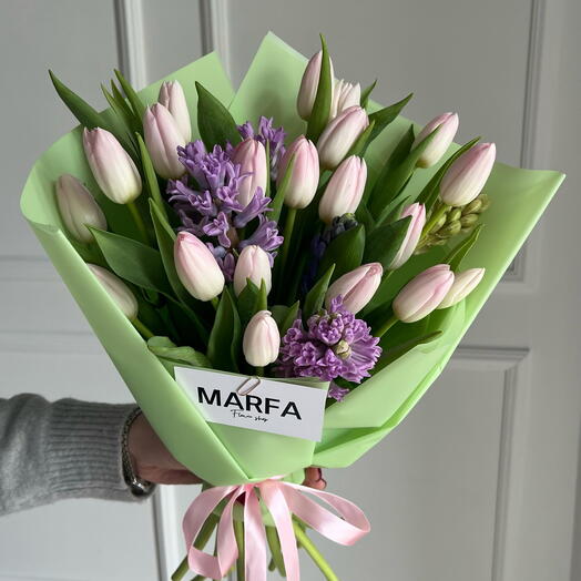 Tulips and hyacinths