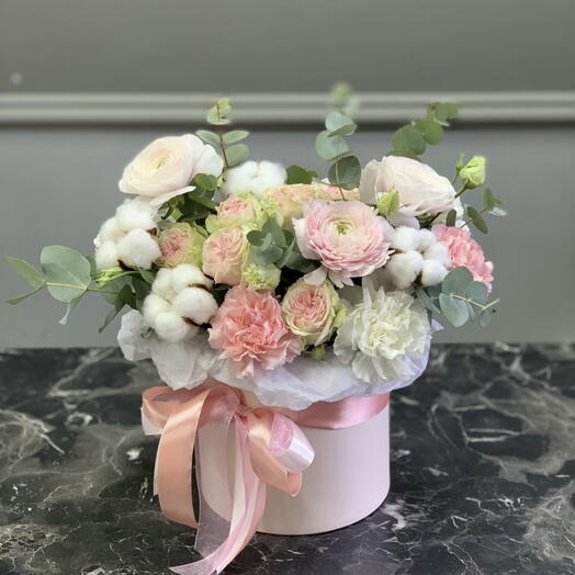 Коробка с миксом цветов Soft touch