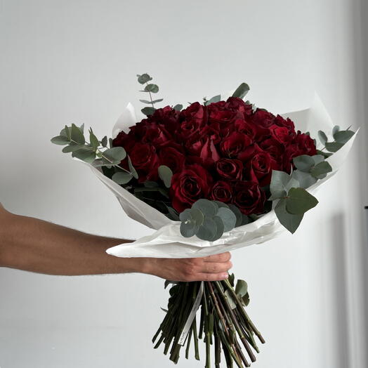 Monobouquet 51 red rose