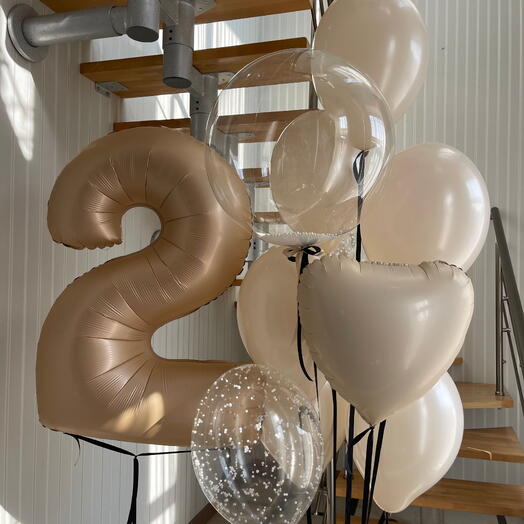 Beige Balloon Set
