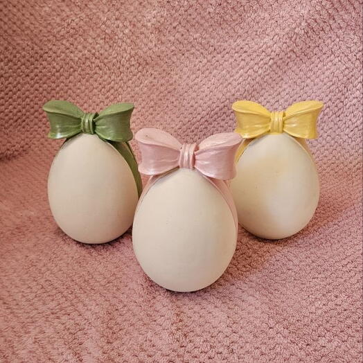 Elegant decorative eggs – set of 3 pcs