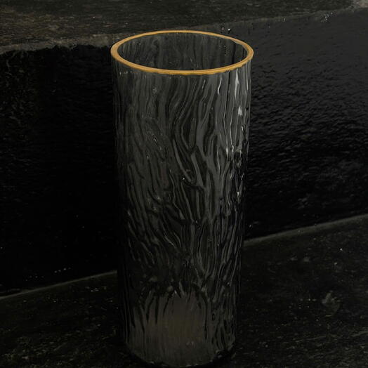 Dark color flower vase