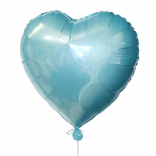 The balloon is blue