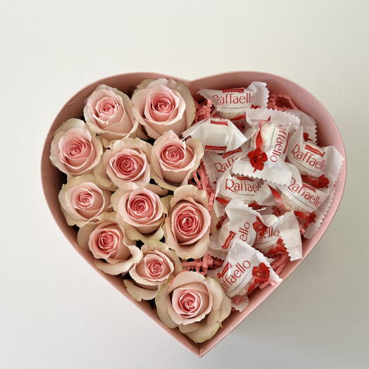 Pink roses and Rafaello