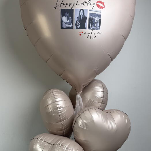 Set of Heart balls (Color to choose)