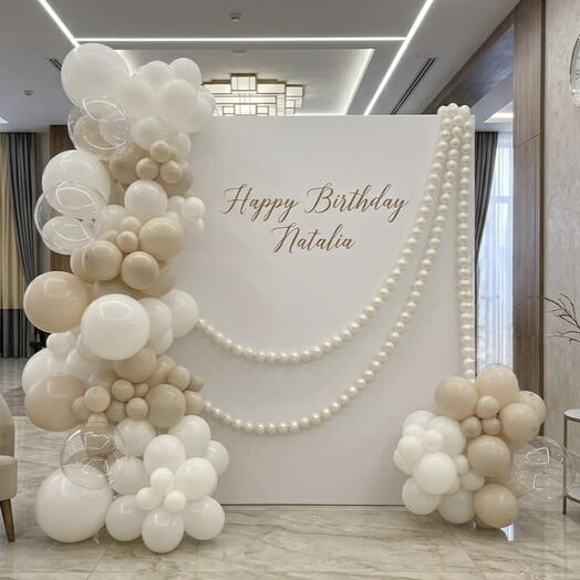 Ścianka balonowa urodzinowa 2