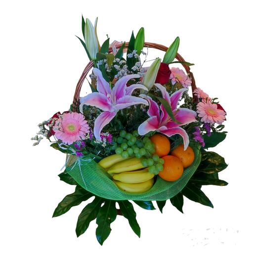 Virágok gyümölcsökkel