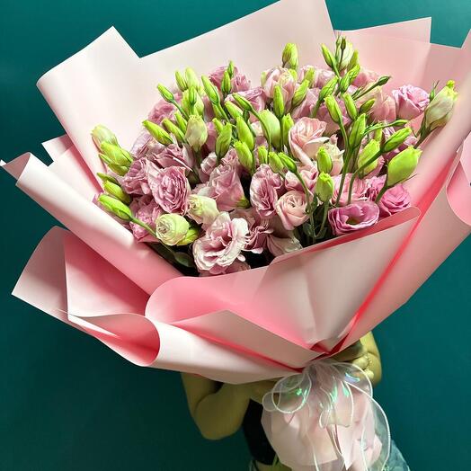 Pink lisianthus | Розовые эустомы