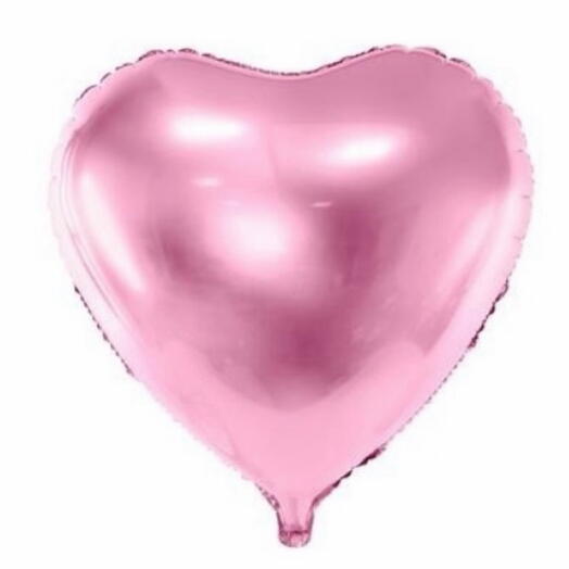 Pink Heart Helium Balloon
