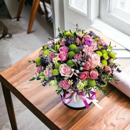 Flower Box "The Pink Freshness"