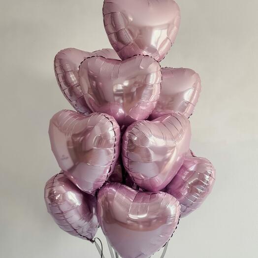 13 foil hearts (colors to choose from)