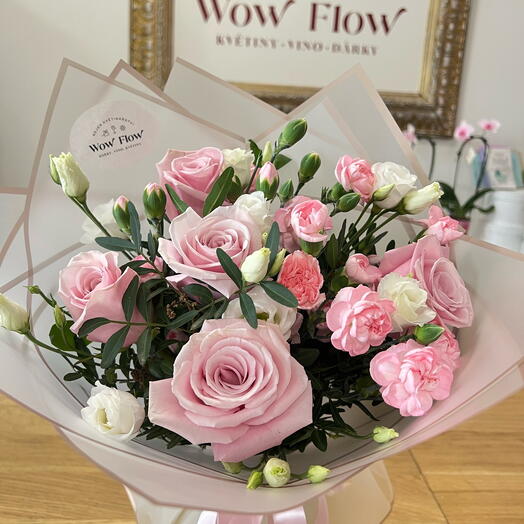 Delicate bouquet is a compliment