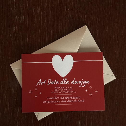 Voucher for an artistic date (workshops of your choice)