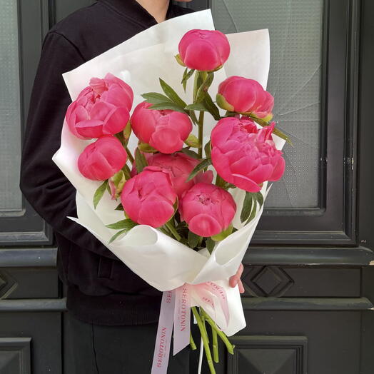 Peonies Coral Charm 9