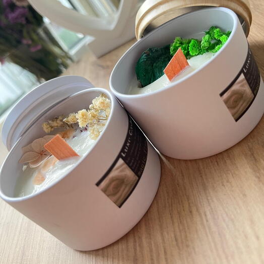 Set de 2 velas de soja