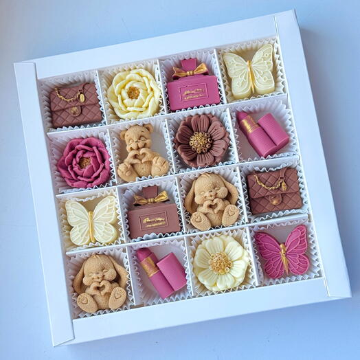 Pudełko czekoladek Pudełko dla kobiety