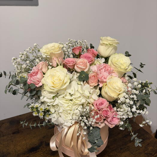 Мягкая цветочная коробка Женская фантазия