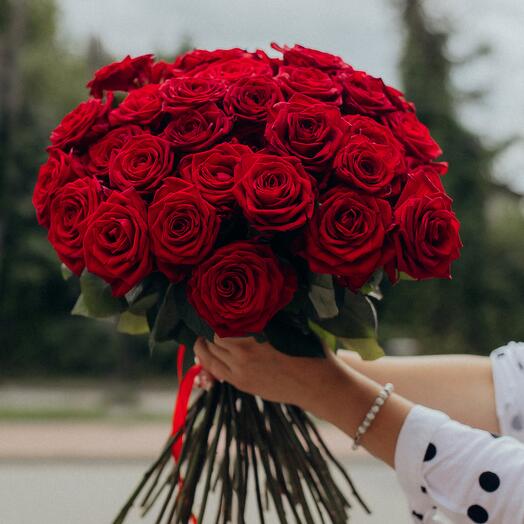 Bouquet de roses rouges (31 tiges)