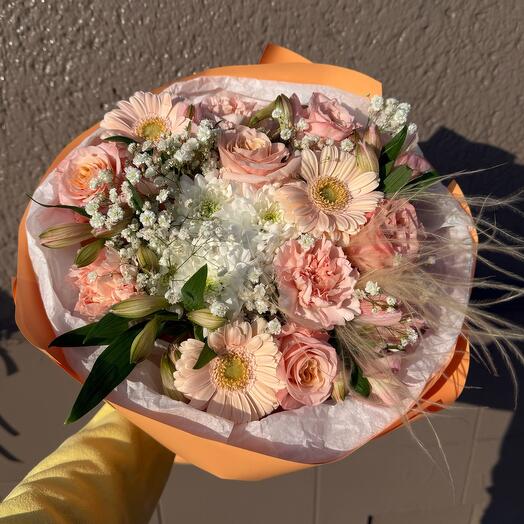 Peach bouquet