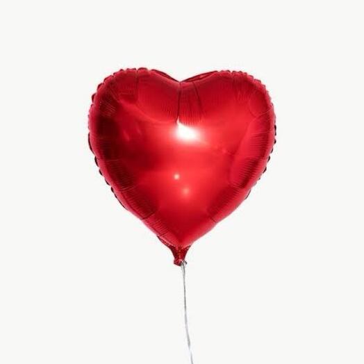 Red heart balloons (min order 5pcs)