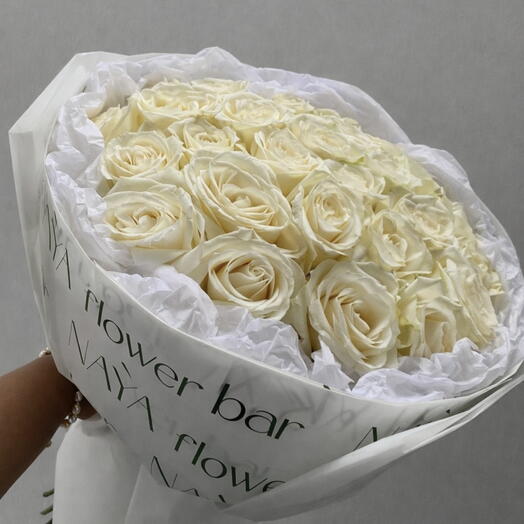 White roses (size S)