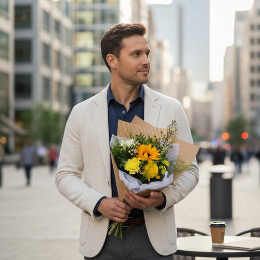 Bouquet "Lemon Marzipan"