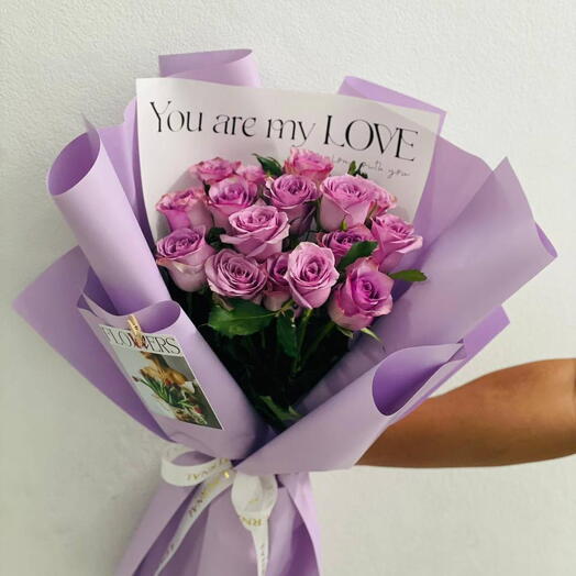 Lavender Rose Bouquet
