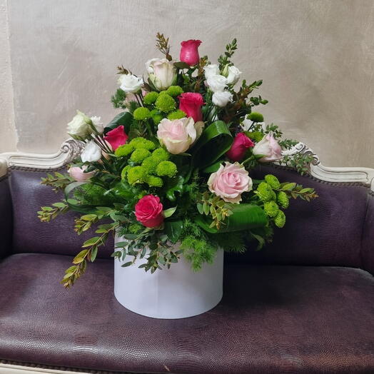 Flowers in  box multicolor