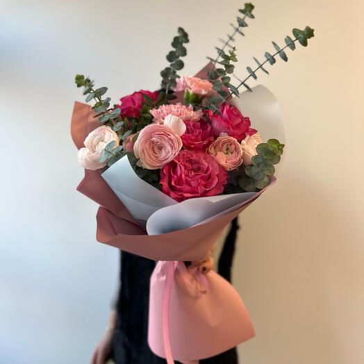 Bouquet Rose Ranunculs