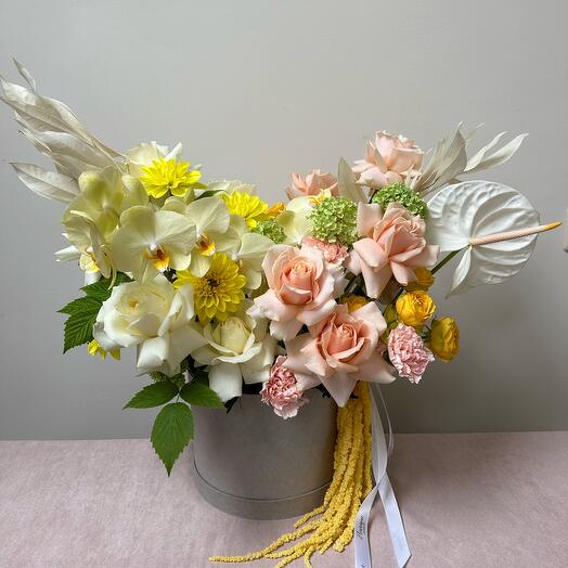 Flowers in a box Large