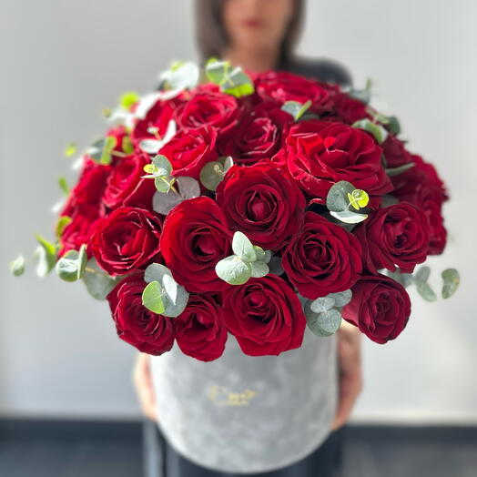 Flowers box Classic red roses