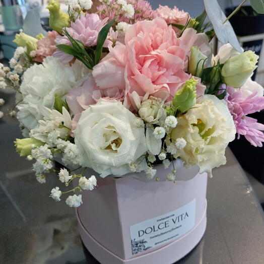 Blumenbox - Herz-Blumenmix