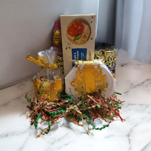 Charcuterie set with smocked salmon