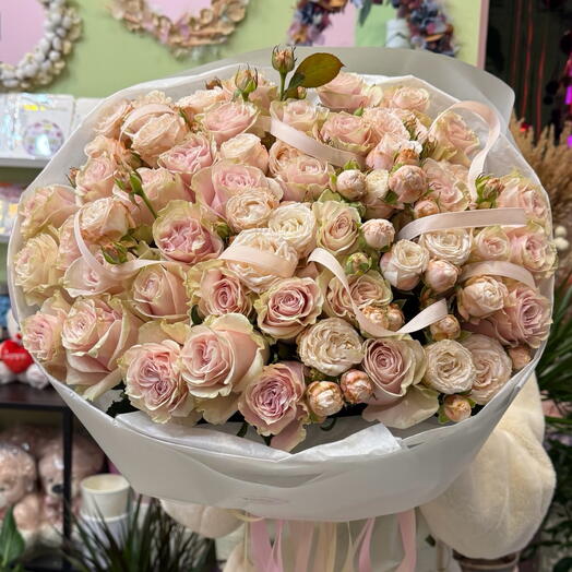 Ramo de rosas para una pequeña princesa