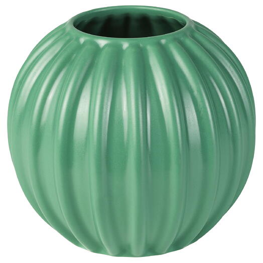 Green Stoneware Vase